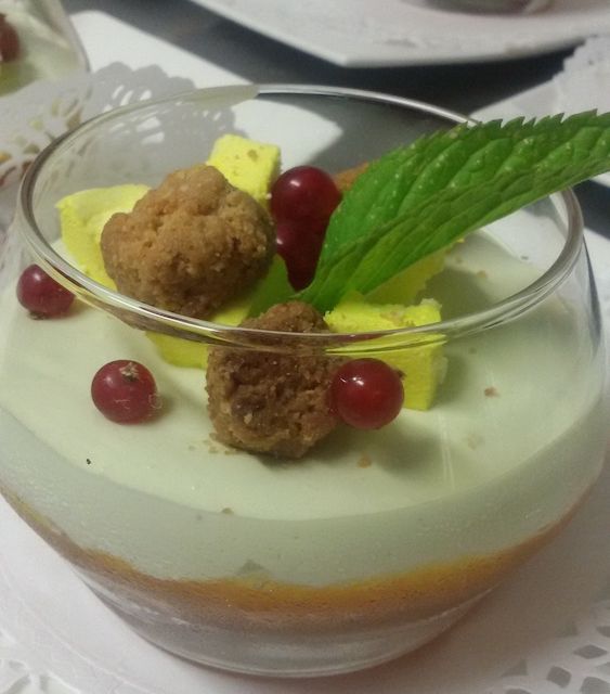 dessert à la menthe