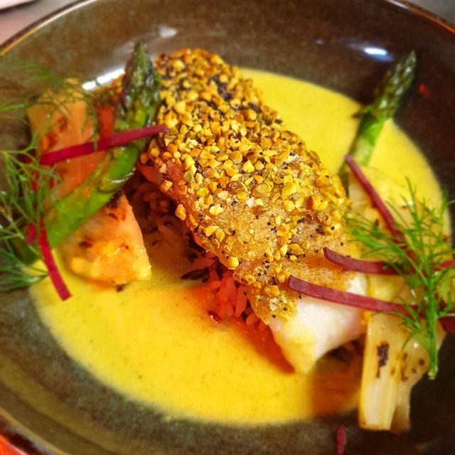 asperges et poisson