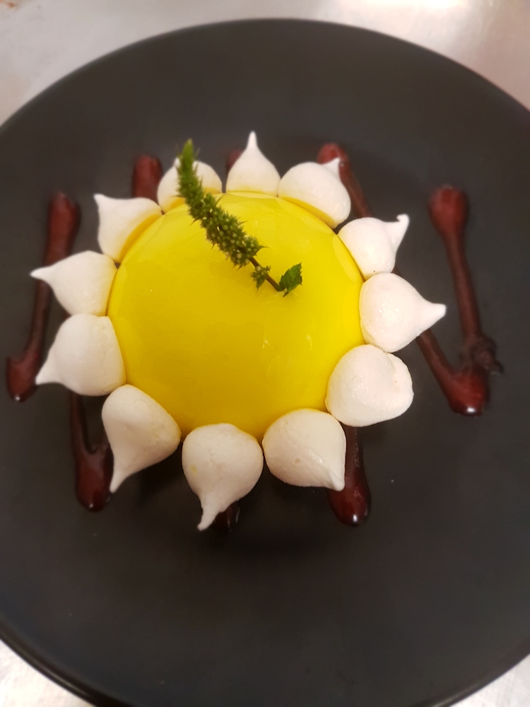 dessert meringue citron