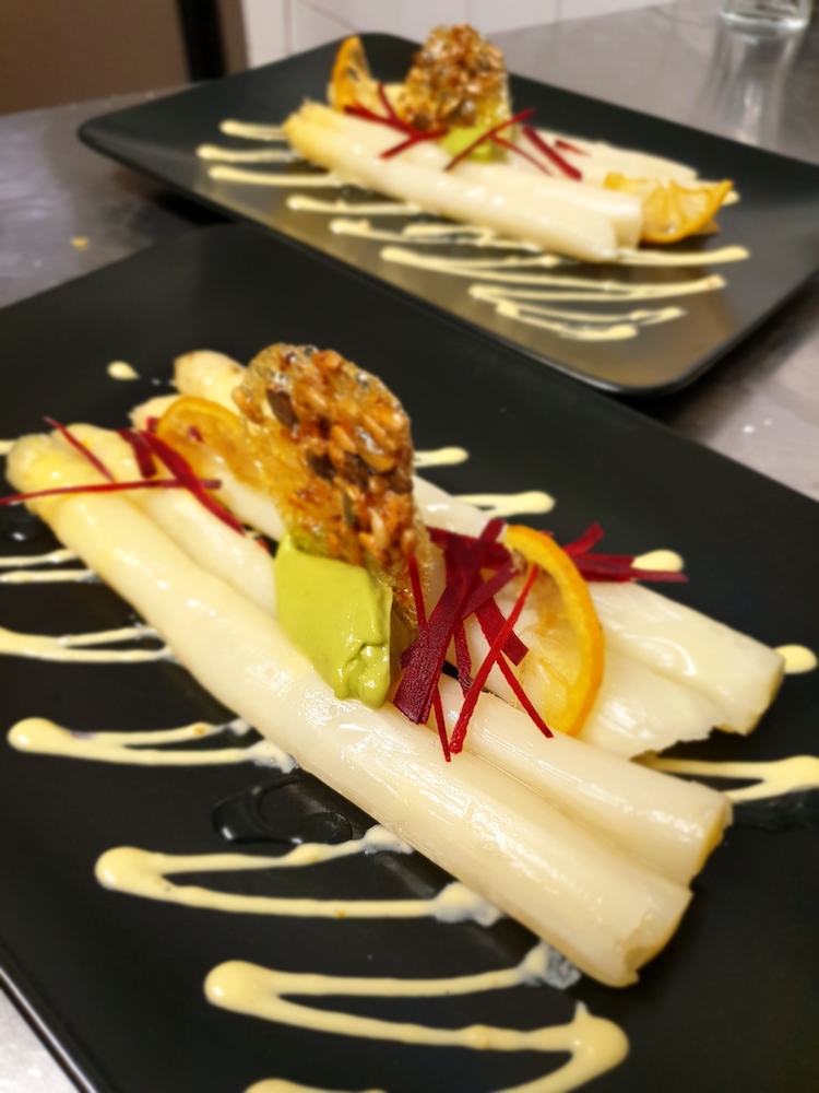 asperges et citron