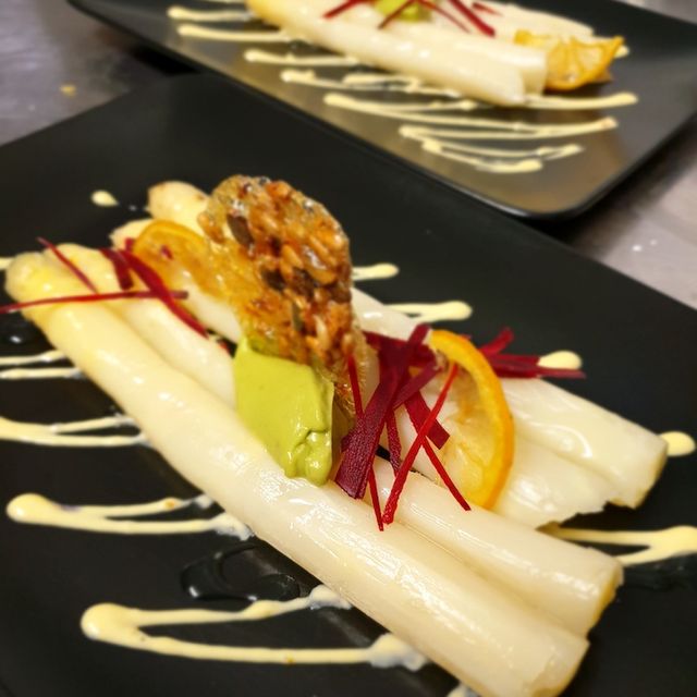asperges et citron