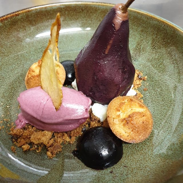 dessert poire